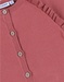 Gebreid vest in roze tint
