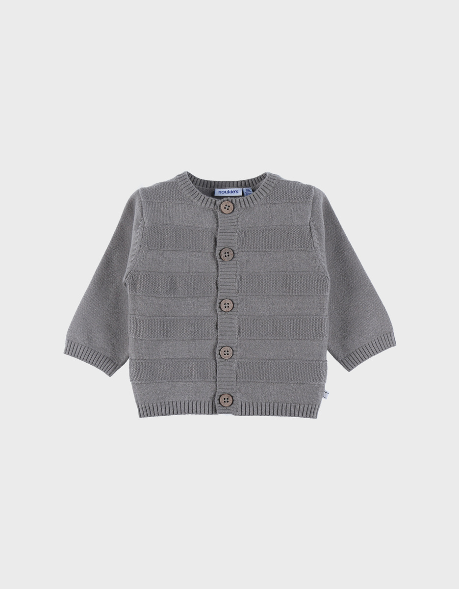 Cardigan en tricot kaki