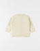 Fine knitted cardigan, pale yellow