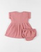 Dress + bloomer set, blush