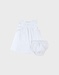Set cérémonie robe + bloomer, écru