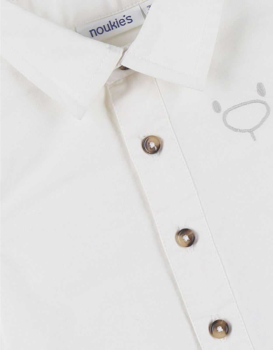 Chemise en coton blanche