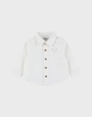 Chemise en coton blanche