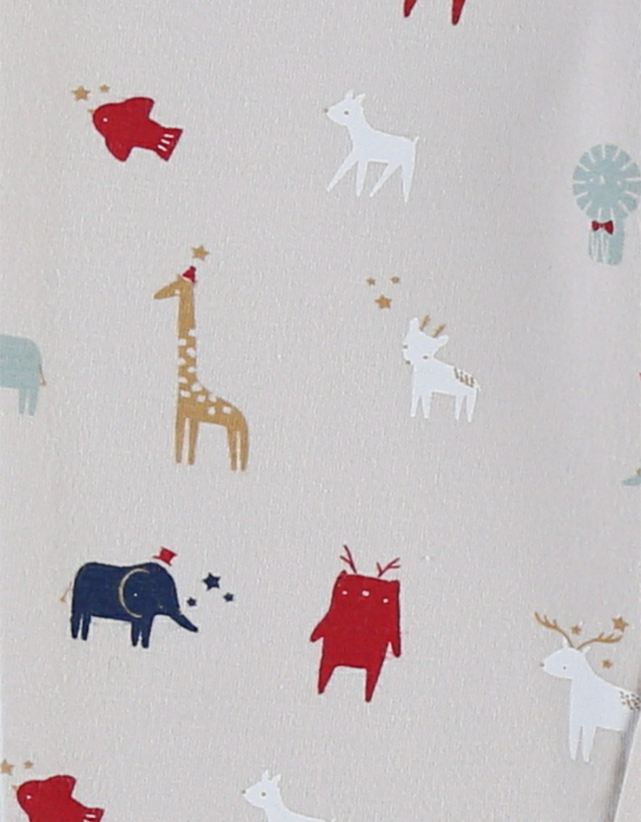 2-delige jersey pyjama, ecru/beige