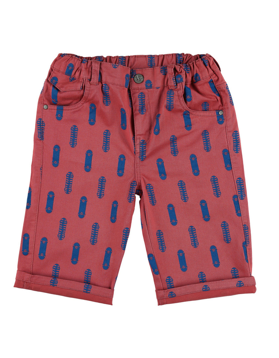 Bermuda shorts Print Cotton Red