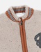 Tricoloudoux jas, beige/camel