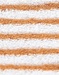 Peach-coloured striped shorts