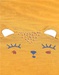 T-shirt manches courtes jaune avec chat