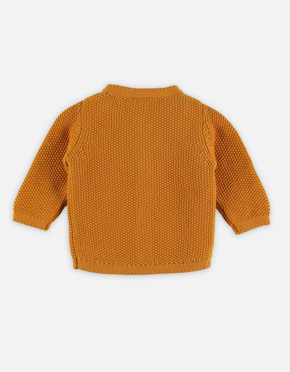 Geel vestje uit tricot