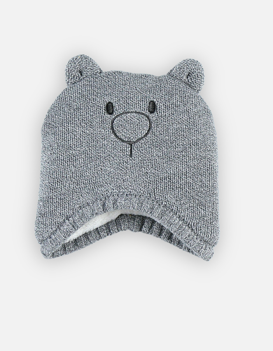 Chapka en tricot, gris