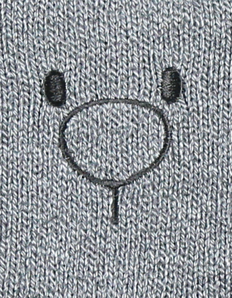 Chapka en tricot, gris