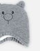Chapka en tricot, gris