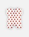Cotton printed romper, off-white/red