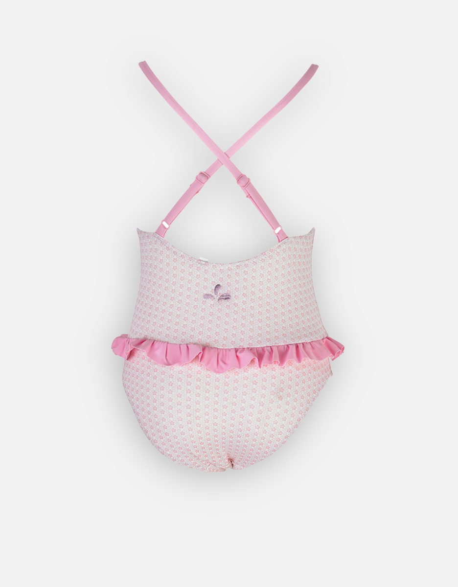 Cocoon Pink Frilly Swimsuit
