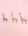 Anti-UV pink top with giraffes