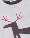 Kersttrui uit tricot, gemêleerd beige