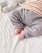 Set of 2 sweatoloudoux pants, grey and white/caramel