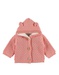 Pink hooded Tricoloudoux mantelet