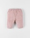Pantalon velours côtelé, rose moyen