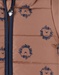 Pilot suit lion, caramel/navy blue