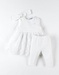 Jurk + legging + hoofdband ceremonie set, ecru