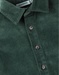 Ribbed velvet shirt, dark green