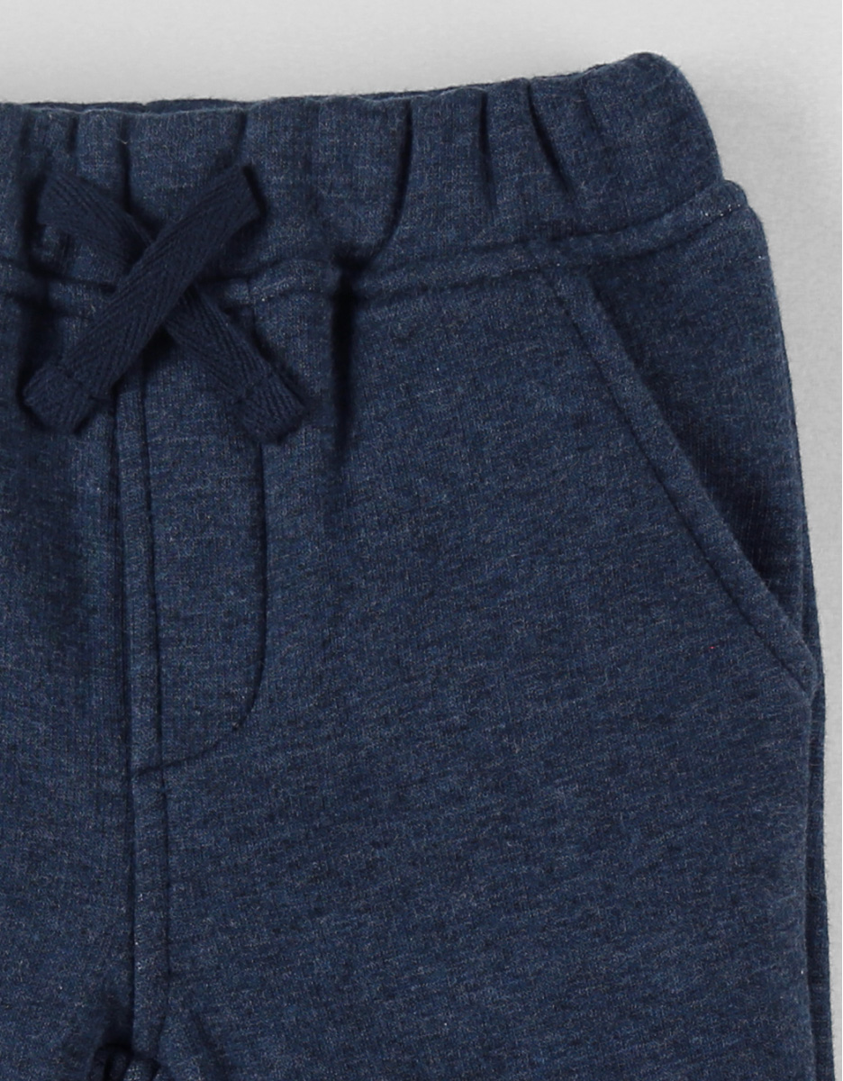 Sweatoloudoux sweatpants, mottled marine blue