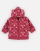 Veste à capuche en sweatolodoux, rose foncé