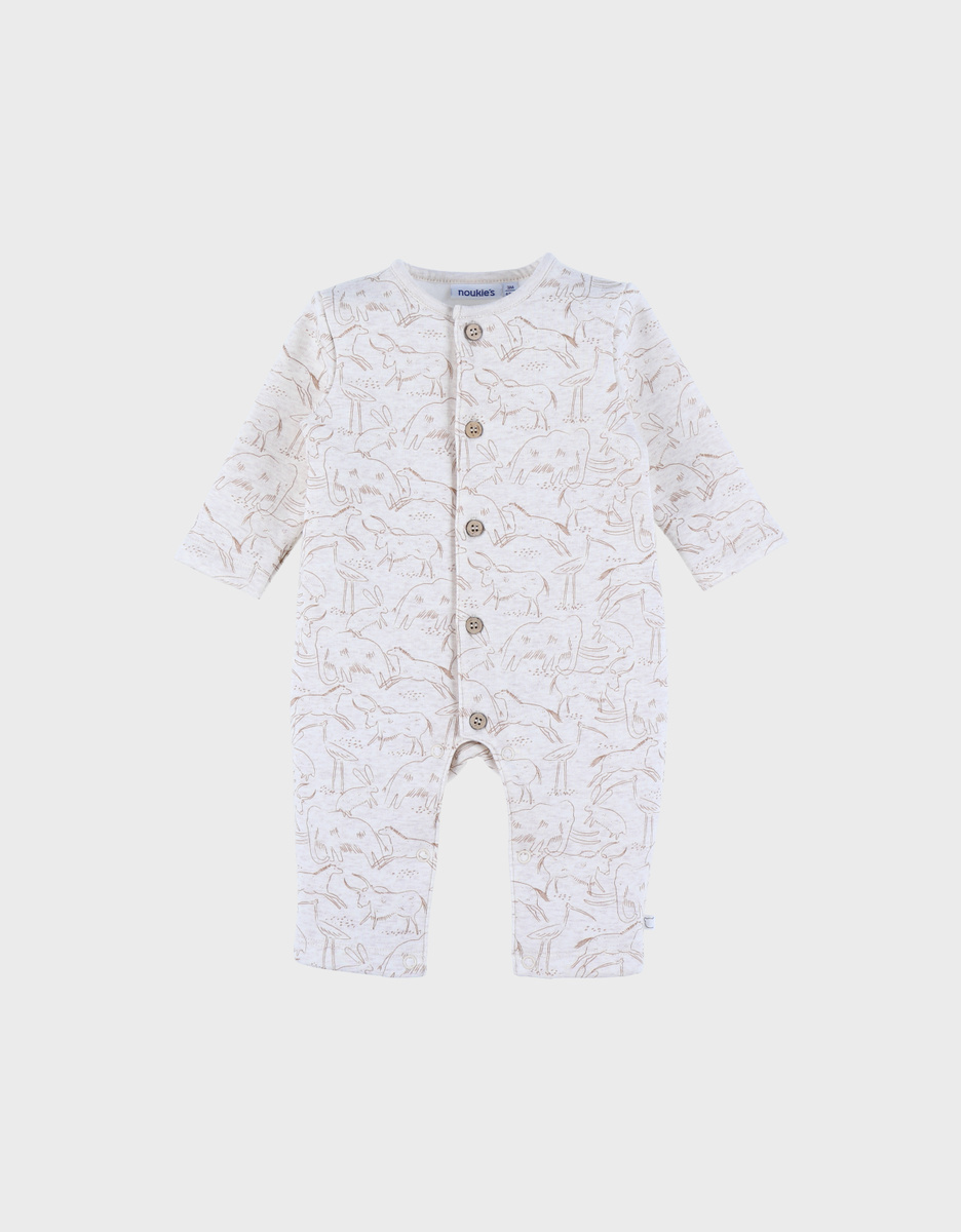 Pyjama in Sweatoloudoux® met mammoetprint
