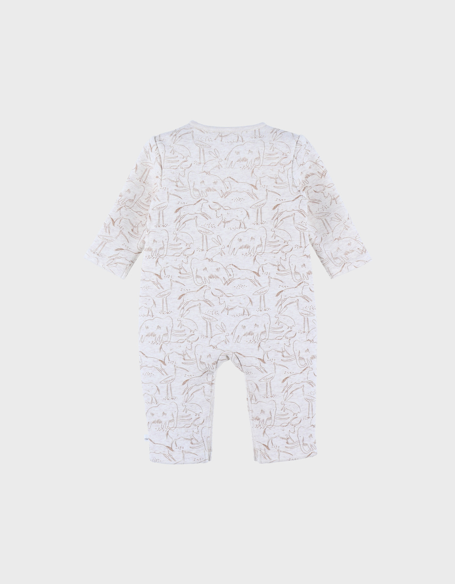 Pyjama in Sweatoloudoux® met mammoetprint
