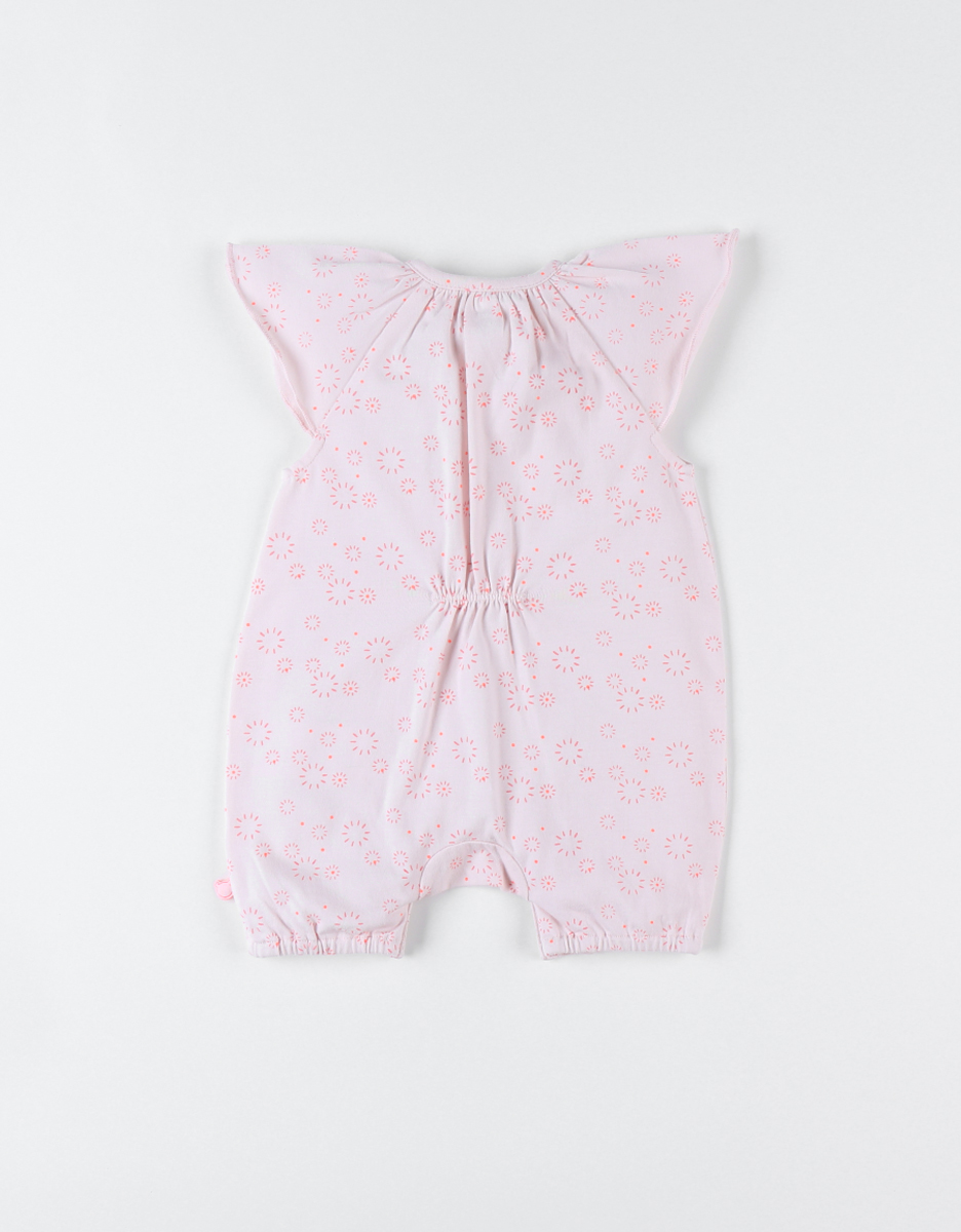 Combishort à imprimé feux d'artifice en jersey, rose 