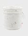 Portable organizing basket, organic cotton