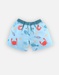 Swimming shorts with dual protection, aqua