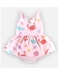 Maillot double protection à imprimés, rose