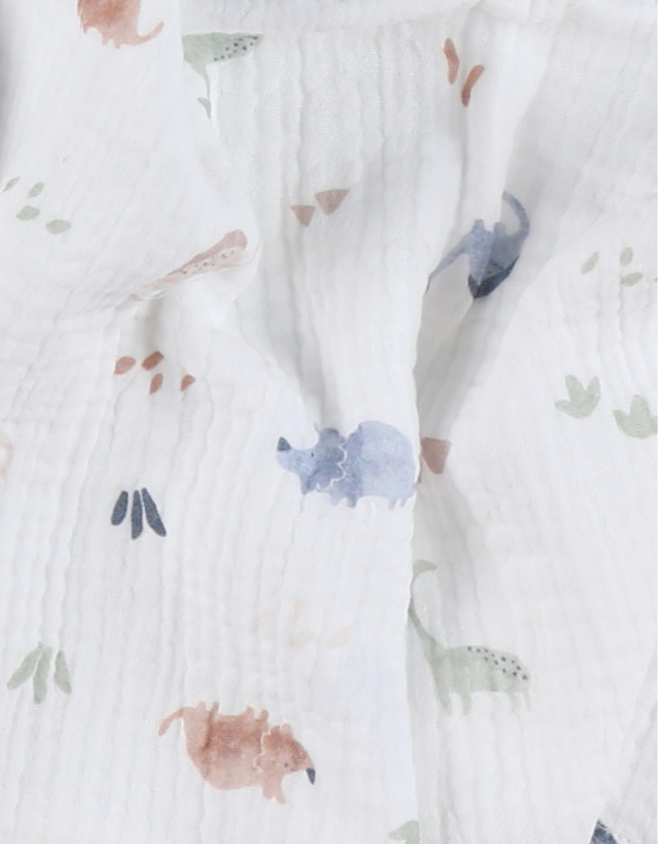 Lot de 2 langes 100*100cm, mousseline de coton bio