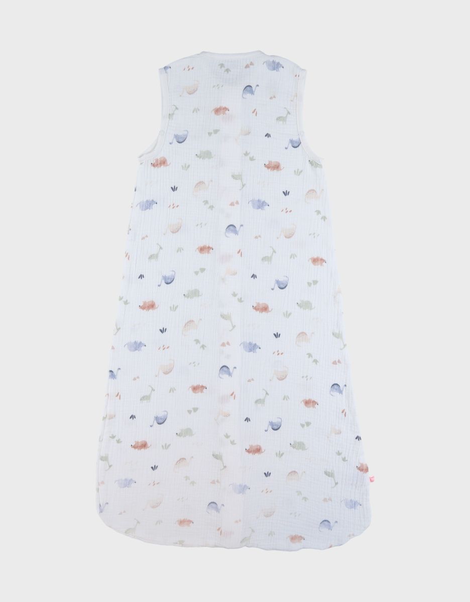 Sleeping bag, organic cotton muslin, 6-24 months