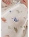 Sleeping bag, organic cotton muslin, 1-6 months