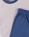 Pyjama 2 pièces rhinocéros en jersey, beige/bleu foncé