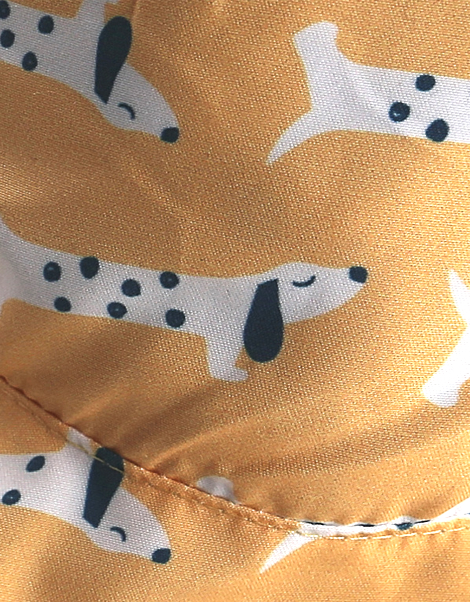 Chapeau Reversible Bleu Chiens