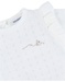 White two-material dress with knitted lurex
