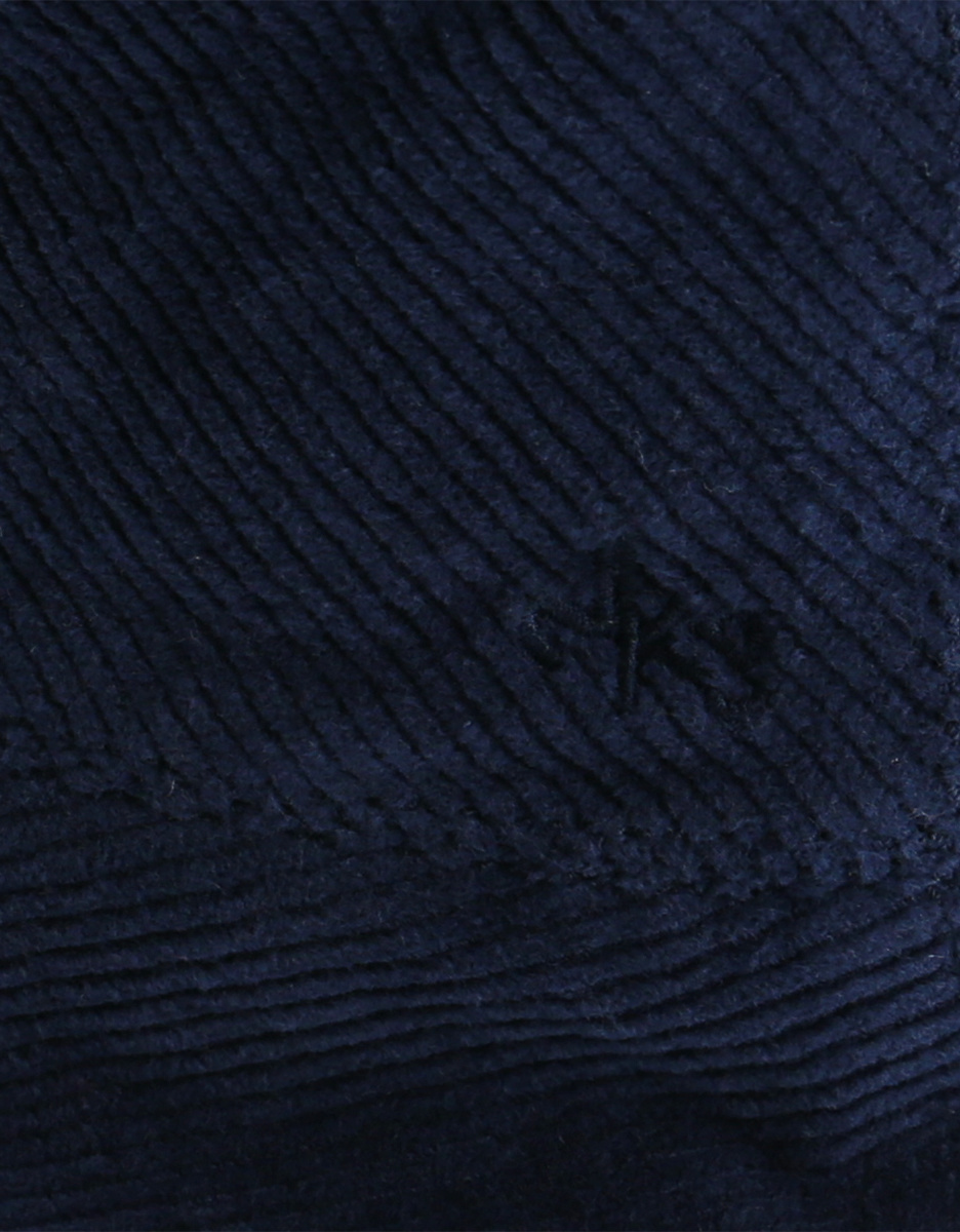 Geribde bob hoed, donkerblauw