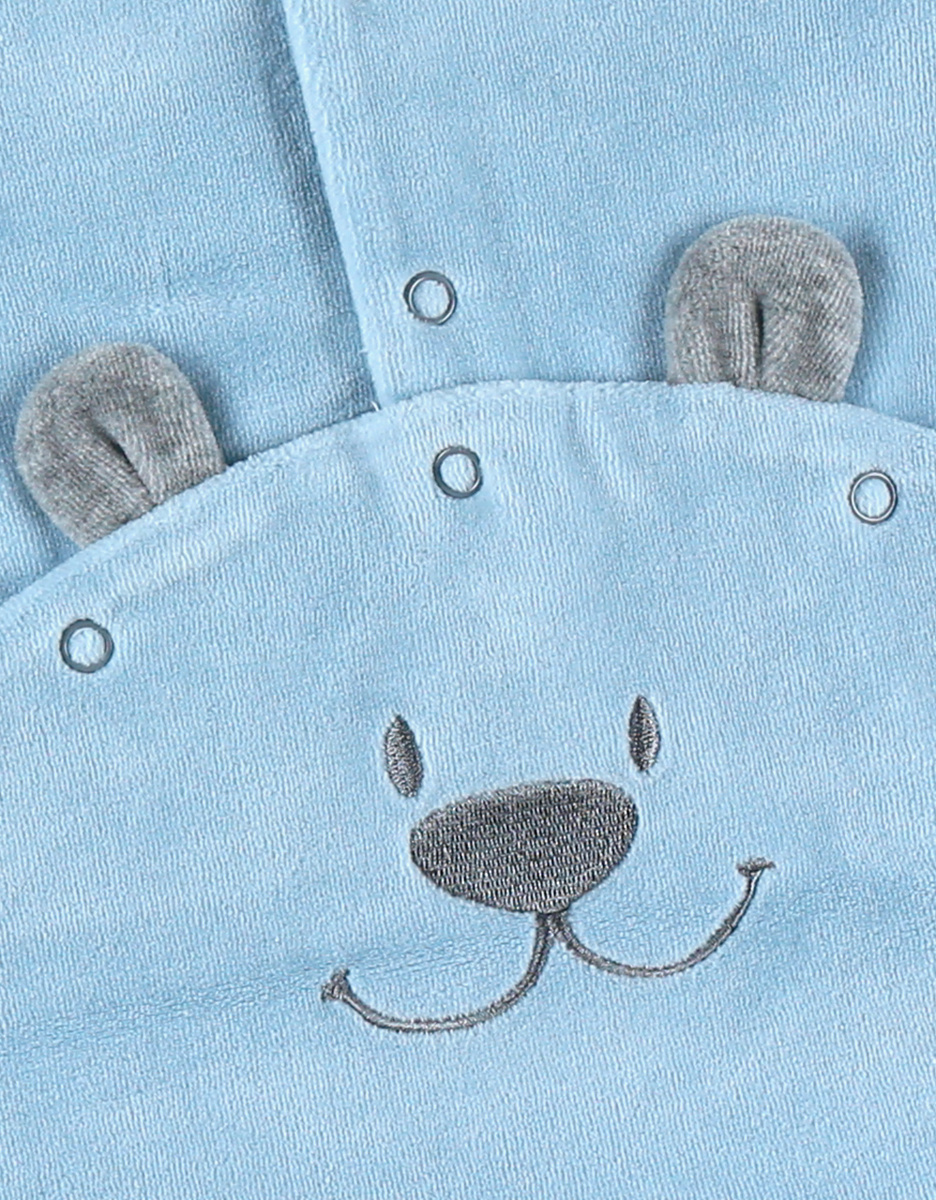 Velvet sleep-well dino pyjamas, blue