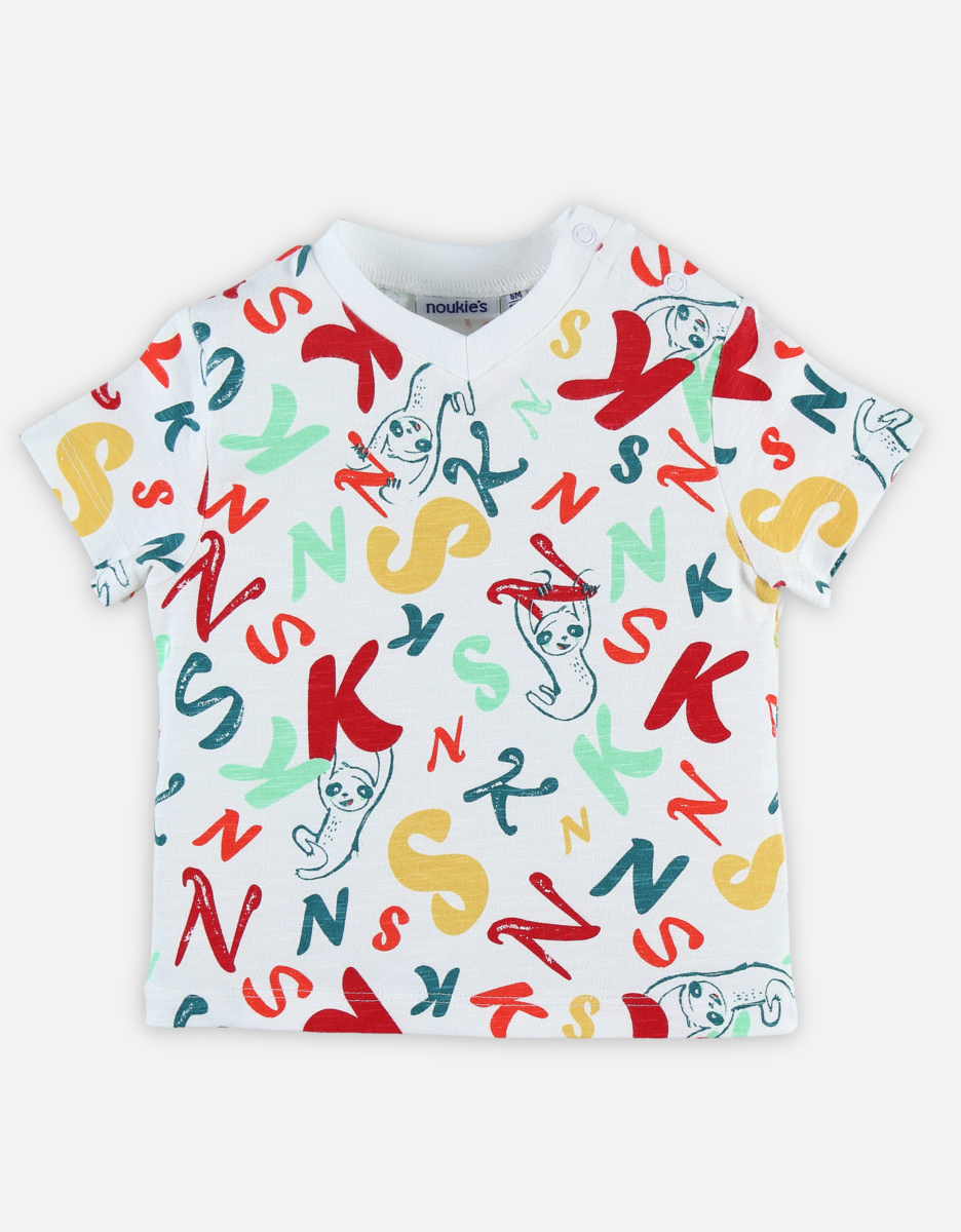 T-shirt Imprimé Coton Blanc