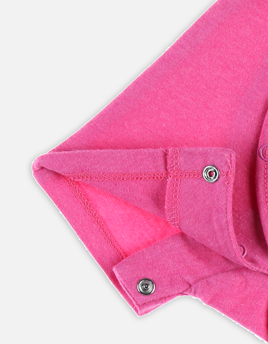 Jersey romper pyjama, fuchsia 