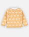 Cardigan tricot jacquard épais, jaune