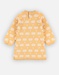 Robe tricot flocons, jaune/écru