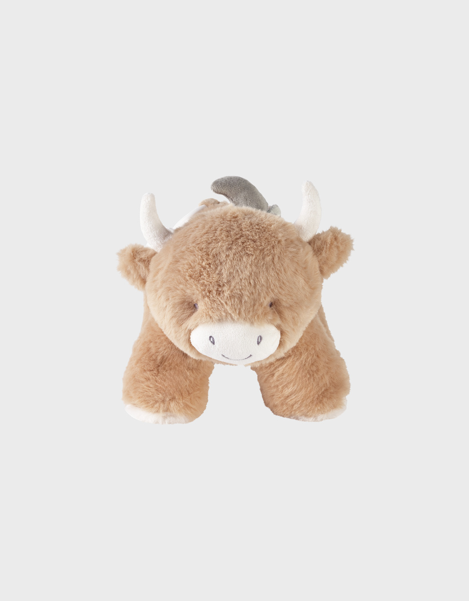 Fluffy activity plush in Veloudoux® and muslin beige
