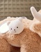 Fluffy activity plush in Veloudoux® and muslin beige
