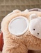 Fluffy activity plush in Veloudoux® and muslin beige
