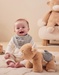 Fluffy activity plush in Veloudoux® and muslin beige
